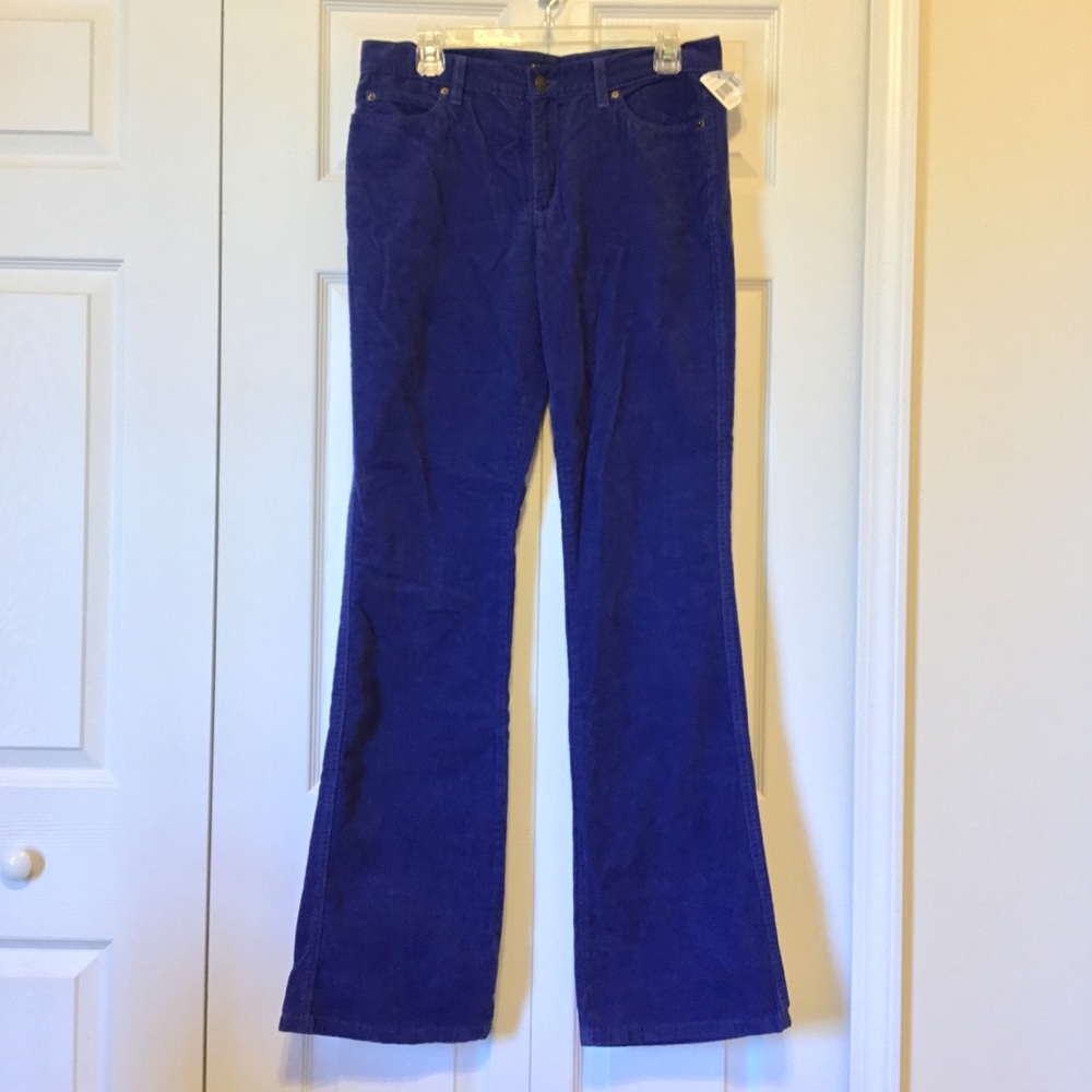 Ralph Lauren Blue Label Corduroy Pants Vintage Size 8
